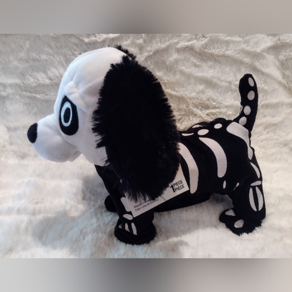 Gemmy Skeleton Dog Side Stepper Animated Beagle Michael Jackson Thriller Boney